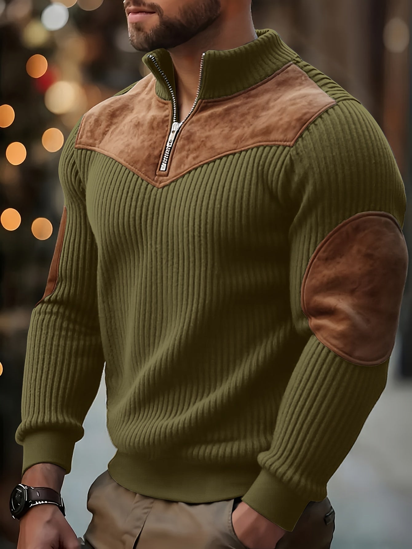 Kortez | Refined Half-Zip Sweater for Effortless Style