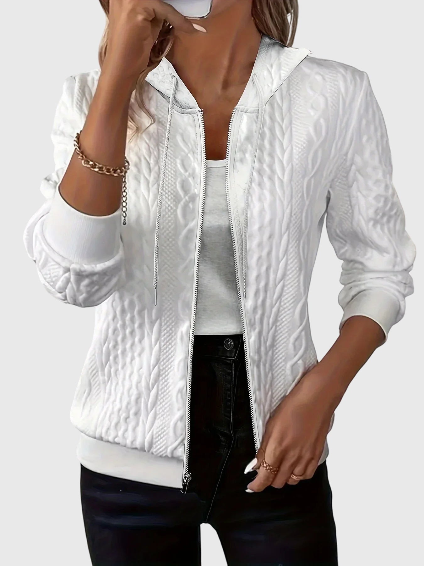 Penelope | Hoodie with Zipper