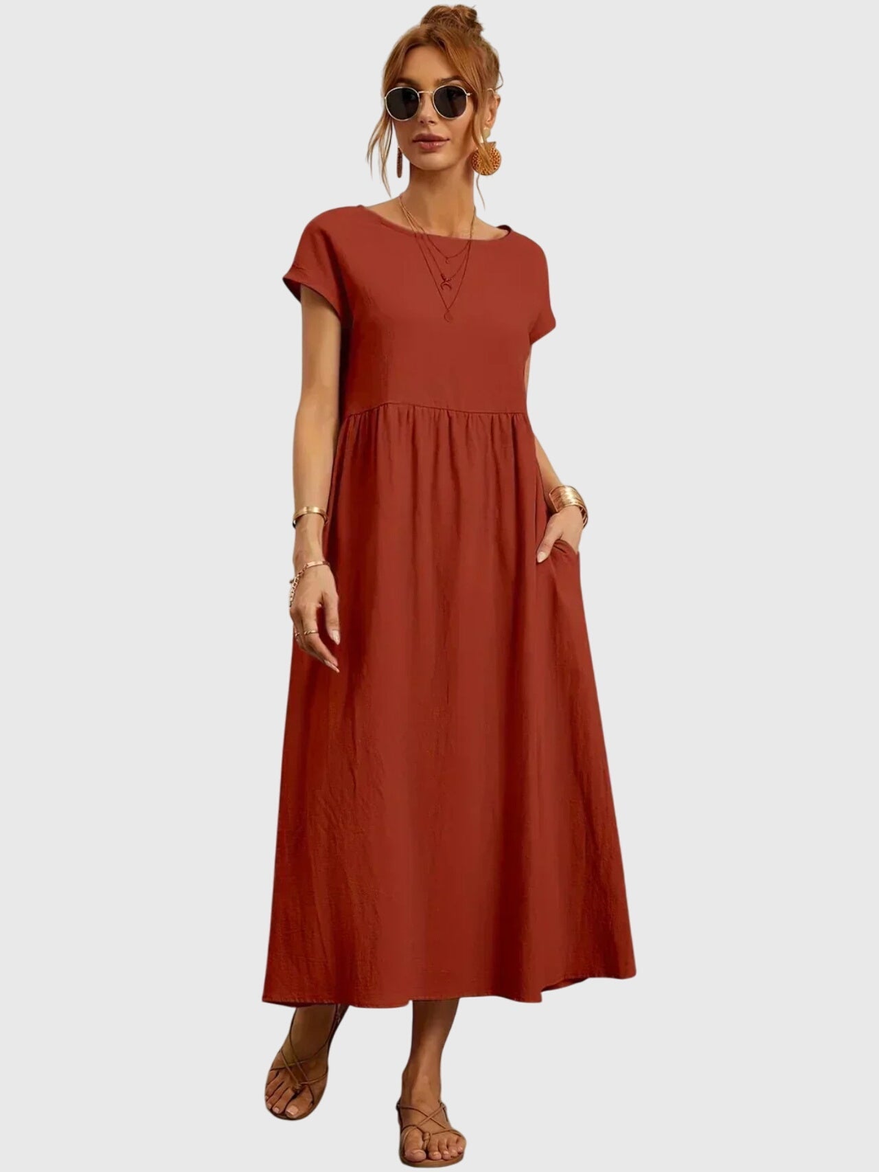 Aria | Effortless Everyday Relaxed Pocket Dress