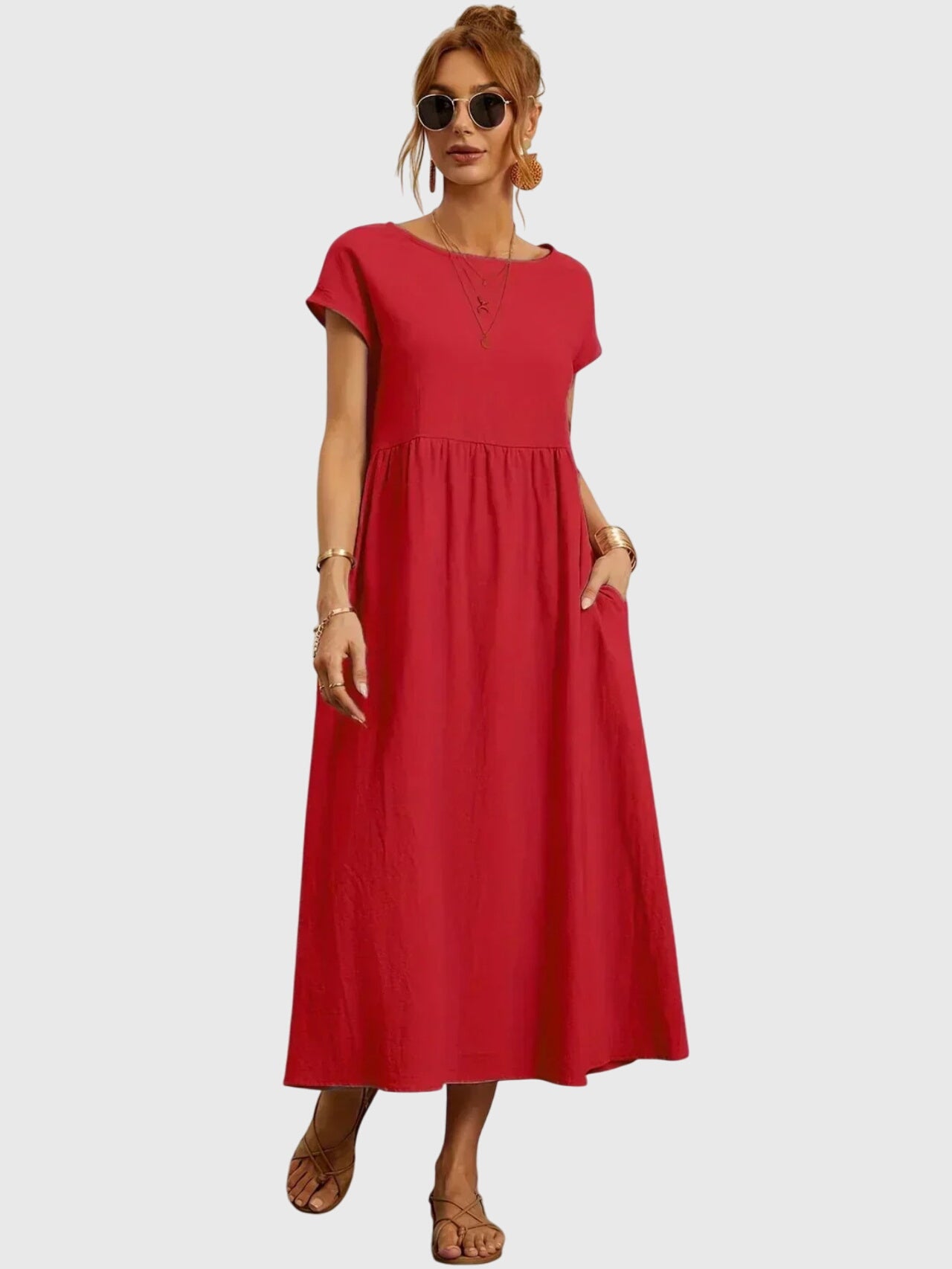 Aria | Effortless Everyday Relaxed Pocket Dress