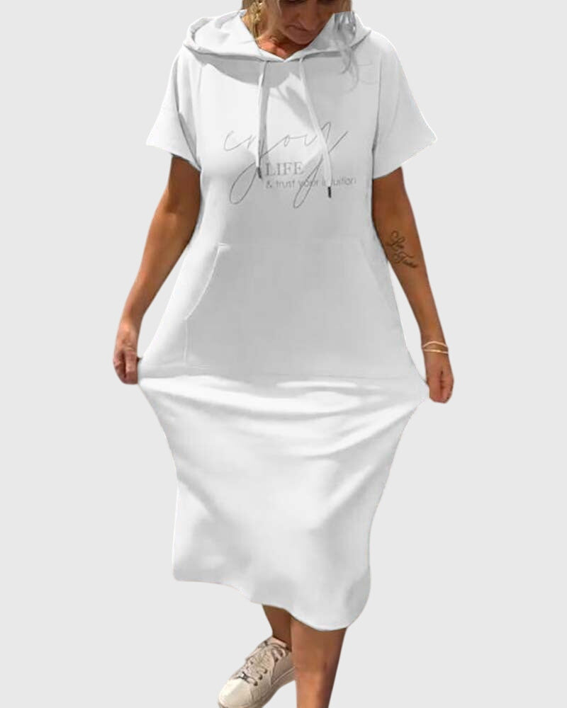 Sloane | Relaxed Hooded Everyday Comfort Dress