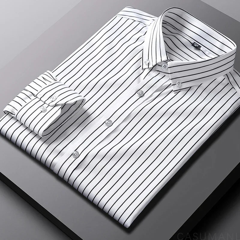 Jermaine | Relaxed Striped Cotton Shirt