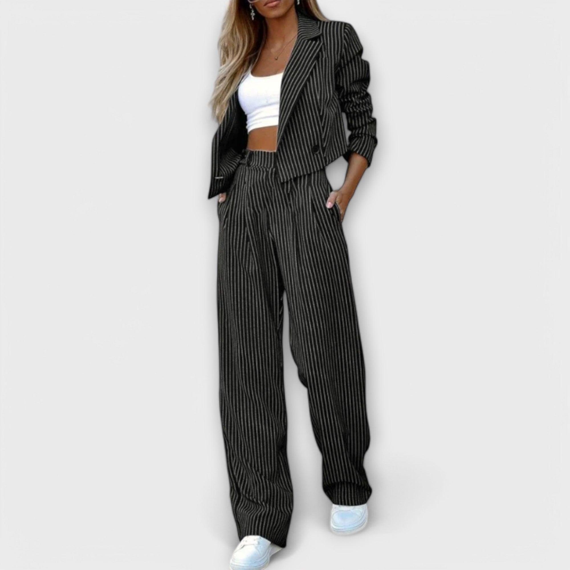 Striped Women's Suit