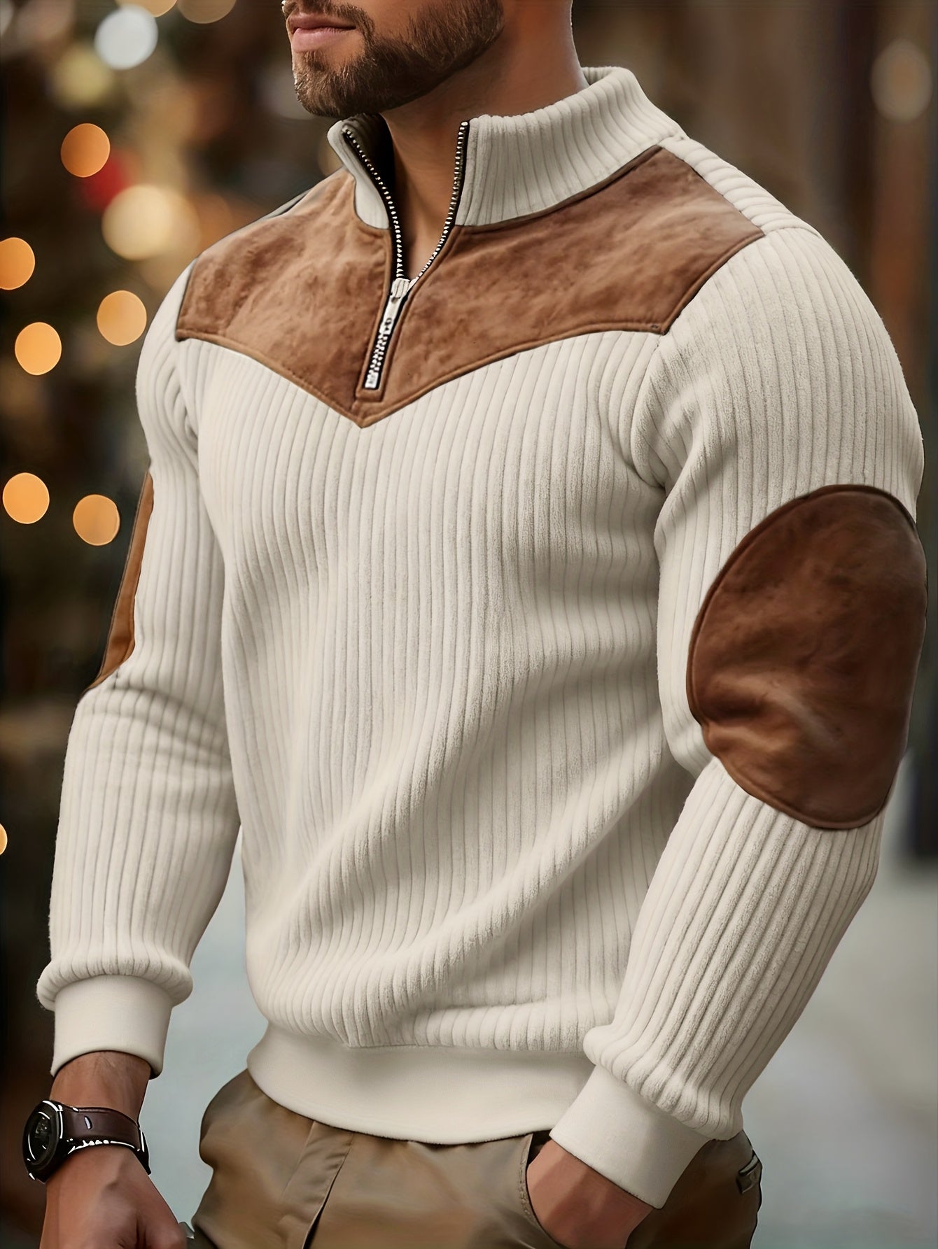 Kortez | Refined Half-Zip Sweater for Effortless Style