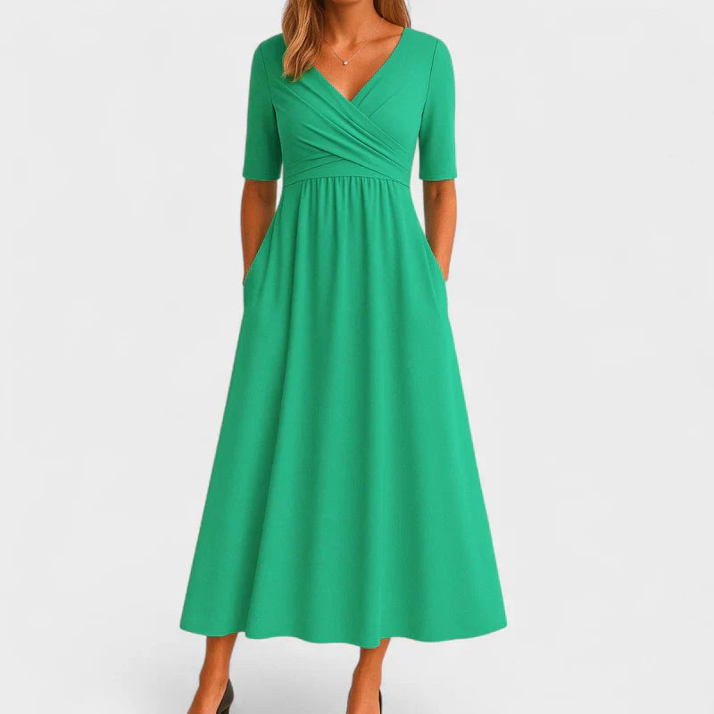 Avery | Timeless A-Line Elegant Midi Dress