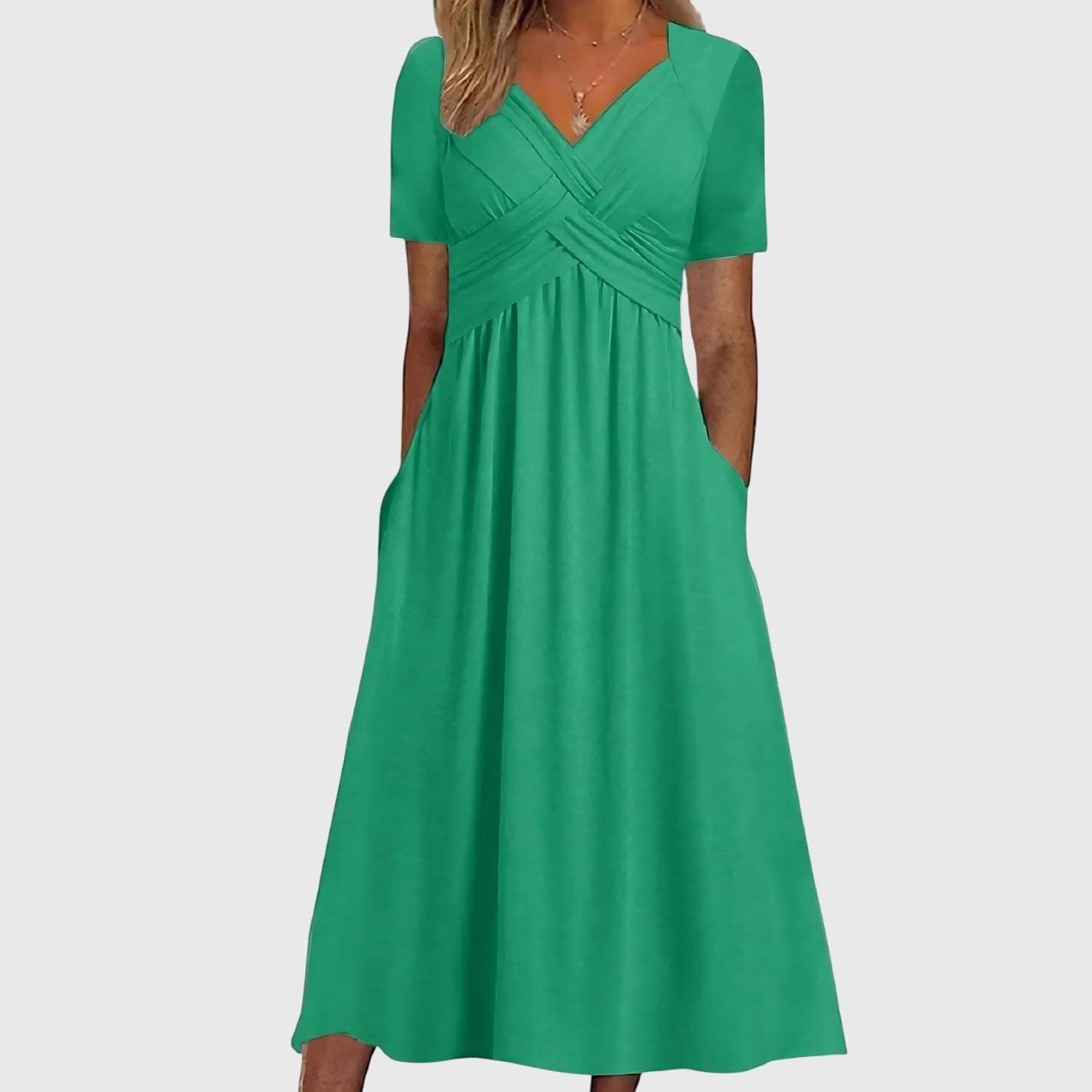 Camila | Timeless Tummy-Control Elegant Midi Dress