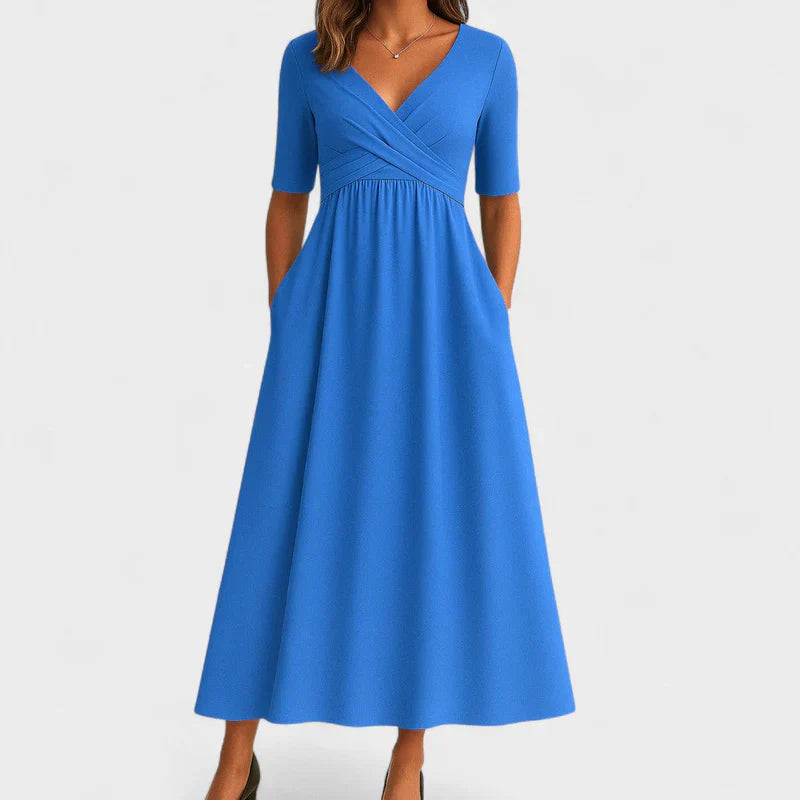 Avery | Timeless A-Line Elegant Midi Dress