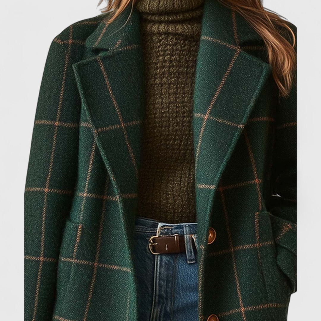 Claire | Classic Check Coat