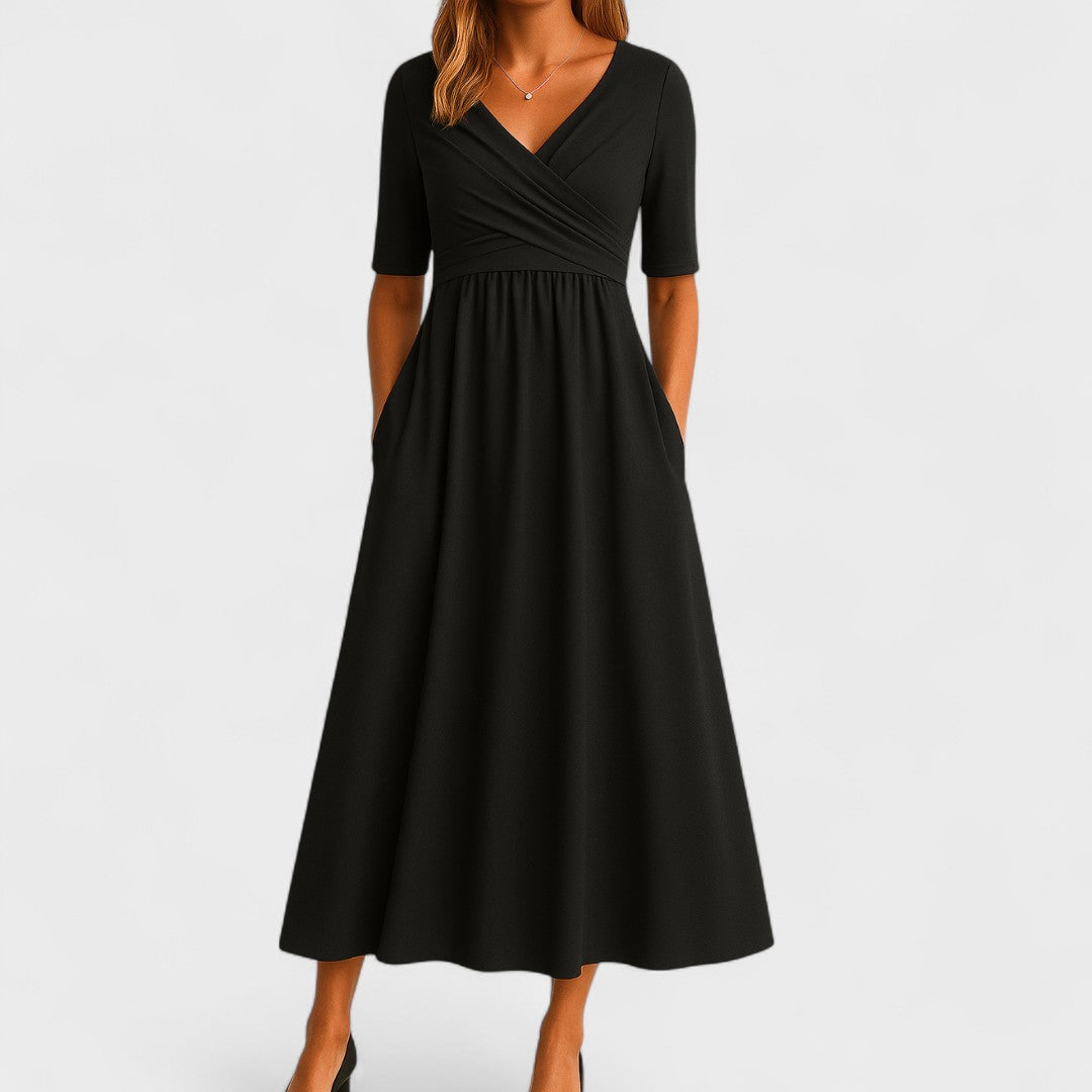 Avery | Timeless A-Line Elegant Midi Dress