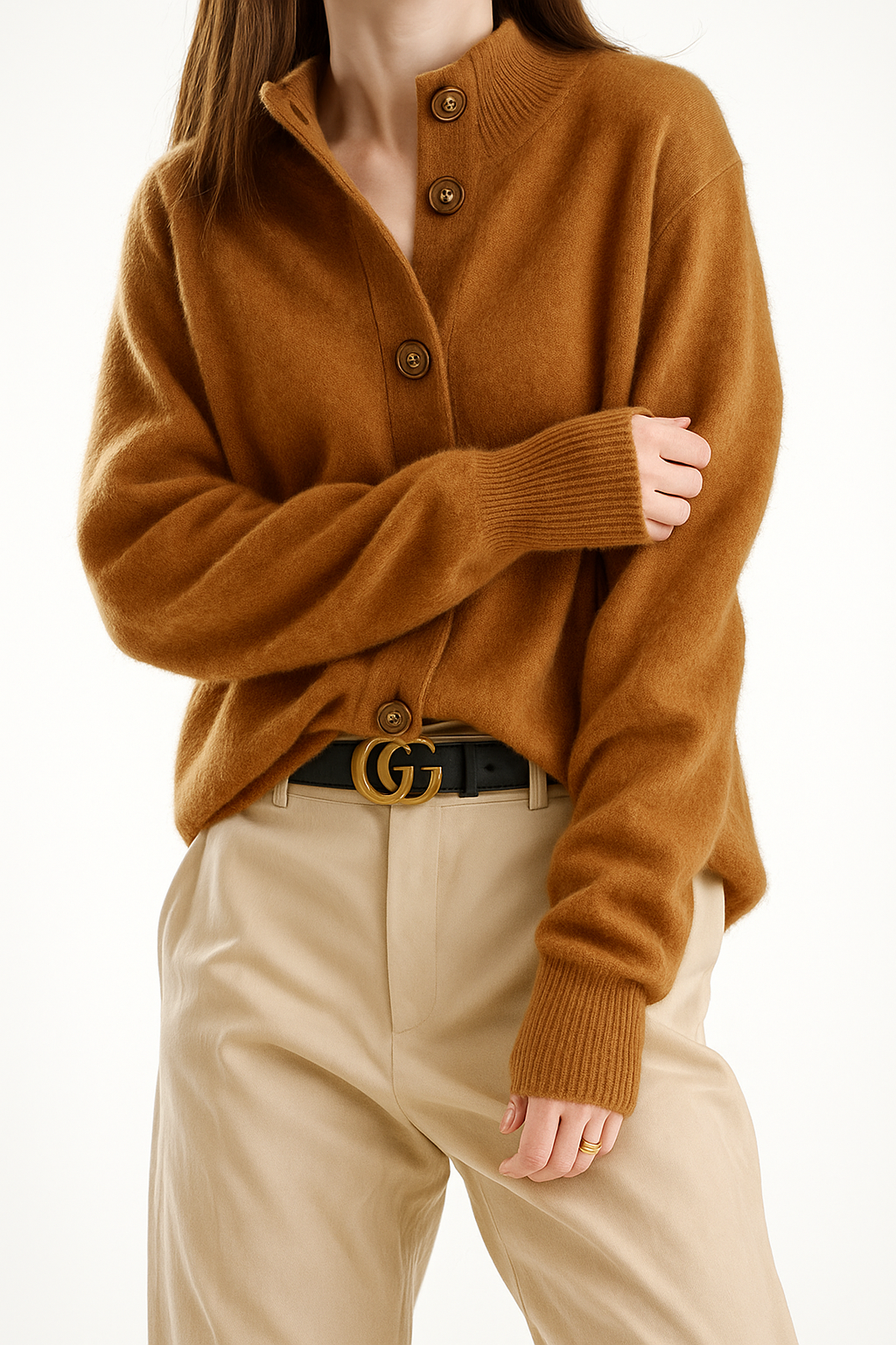 Aaliyah | Soft Statement Button Cardigan