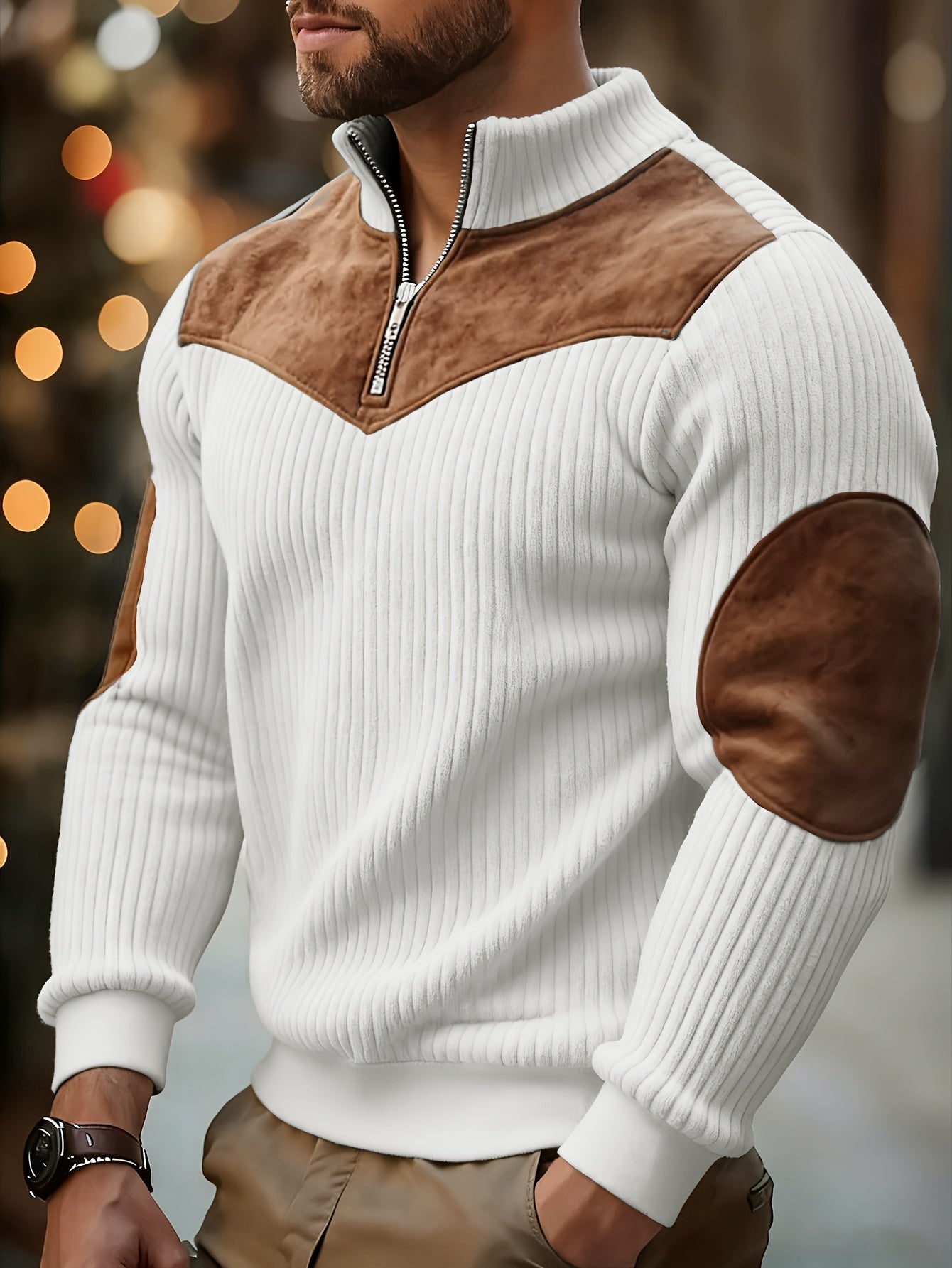 Kortez | Refined Half-Zip Sweater for Effortless Style