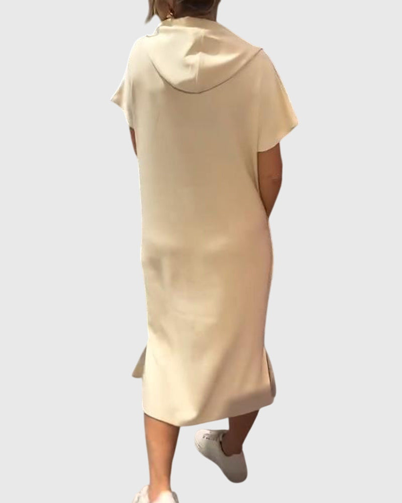 Sloane | Relaxed Hooded Everyday Comfort Dress
