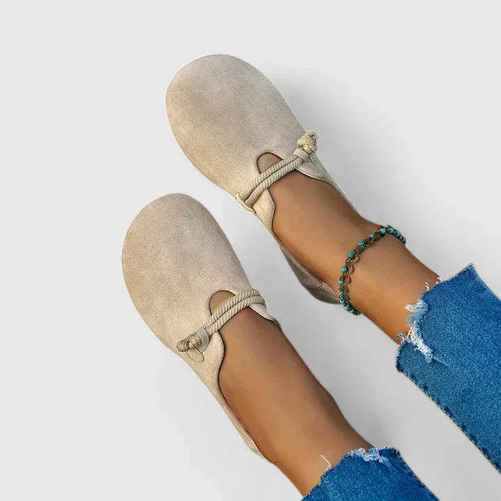 Isie | Earthy Rope-Knot Flats