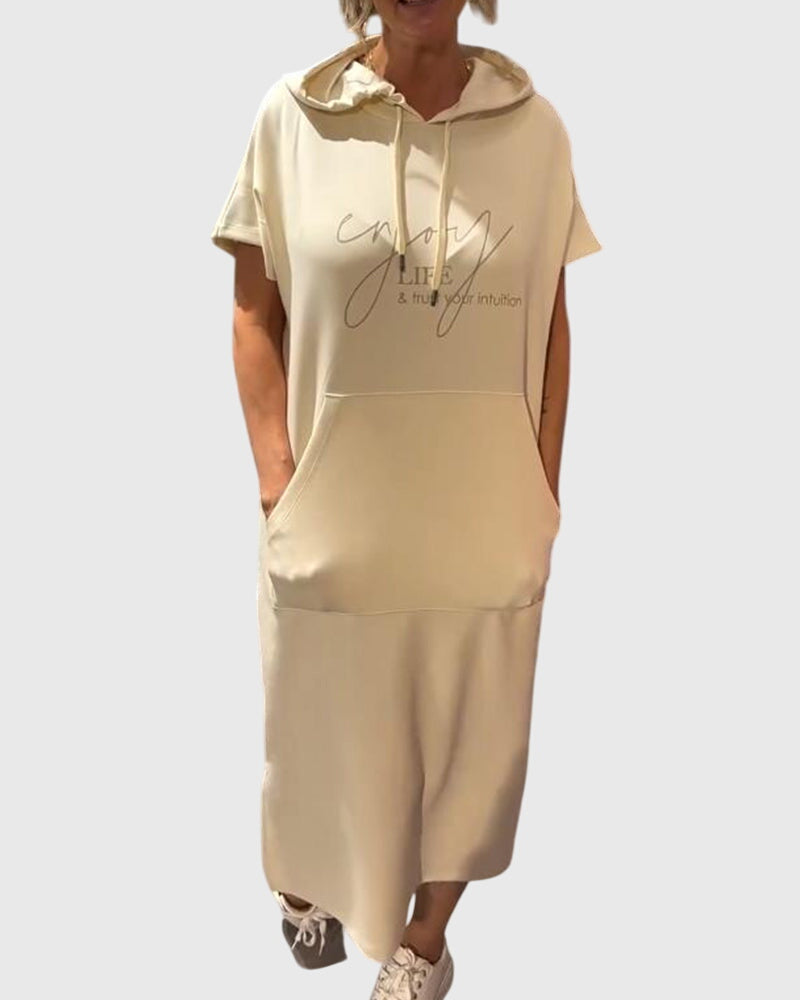 Sloane | Relaxed Hooded Everyday Comfort Dress