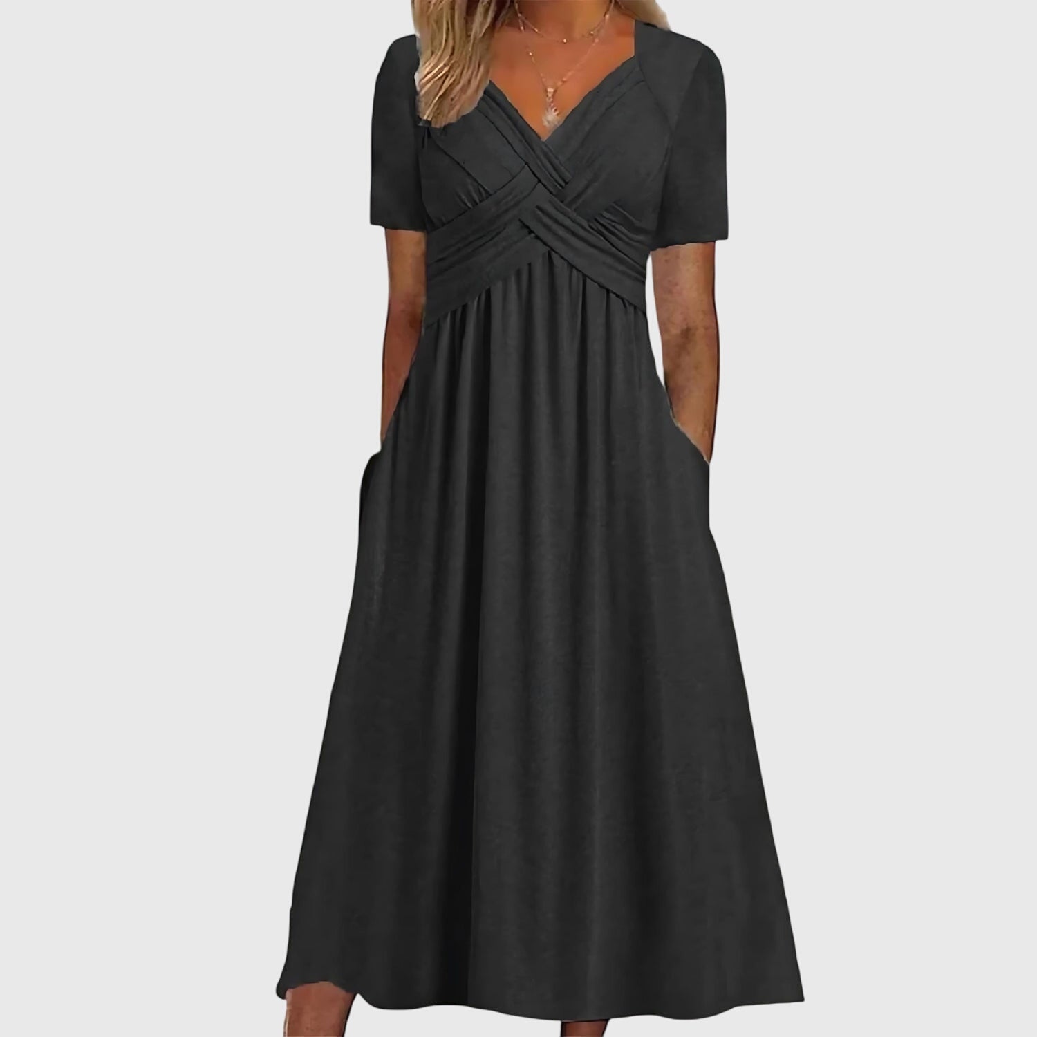 Camila | Timeless Tummy-Control Elegant Midi Dress