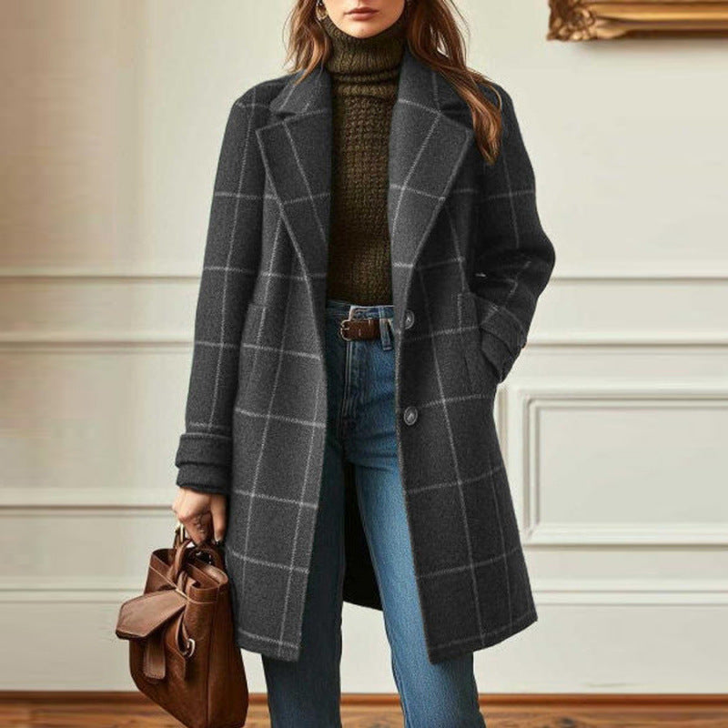 Claire | Classic Check Coat