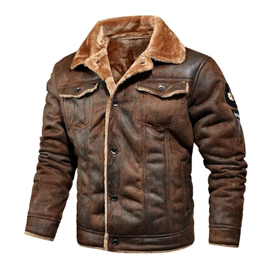 Dobromir - Warm and Versatile Leather Jacket