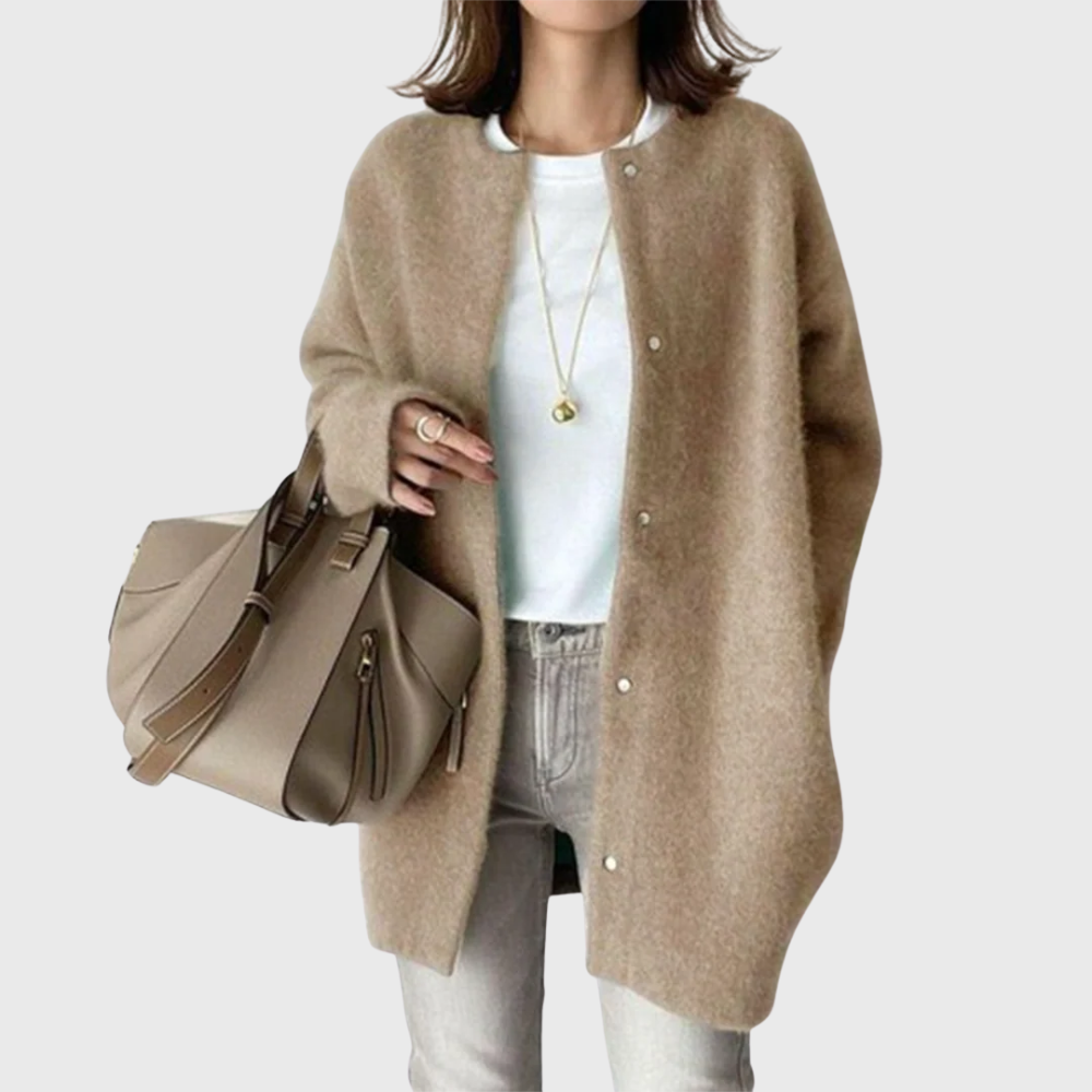 Chloé™ - Elegant Cashmere Cardigan