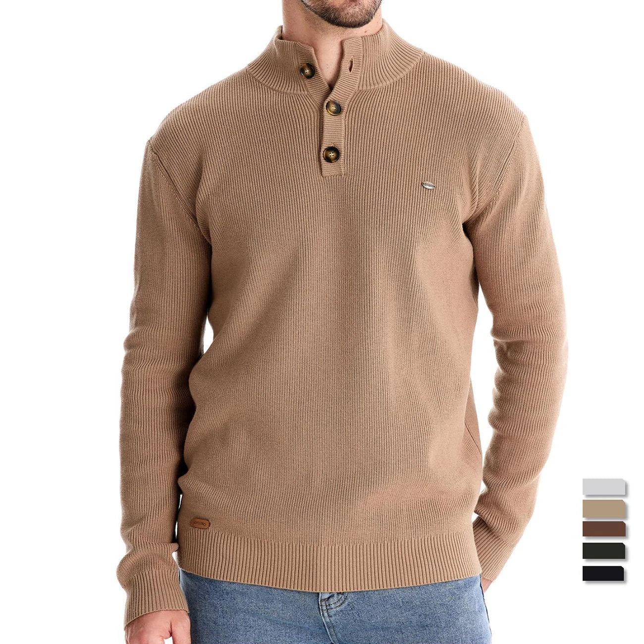 Noah | Luxe Knit Longsleeve with Refined Elegance
