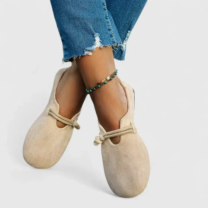 Isie | Earthy Rope-Knot Flats
