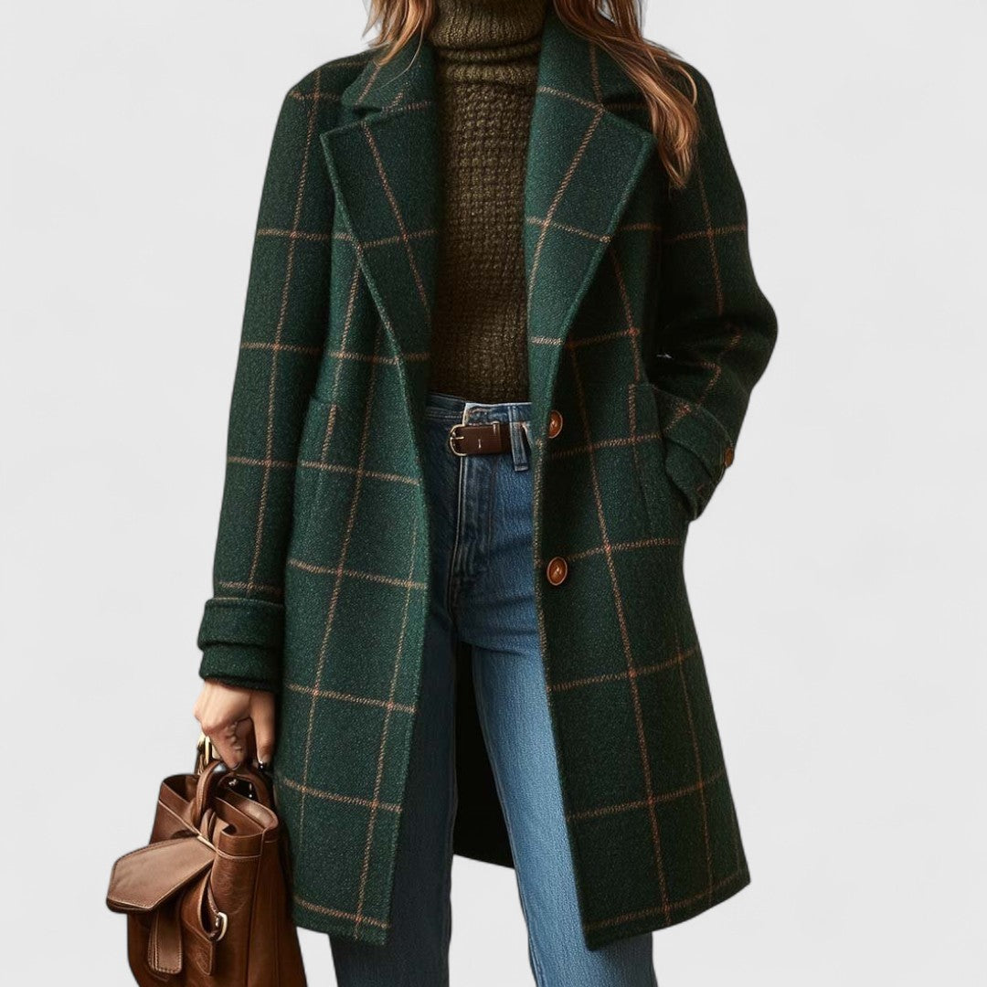 Claire | Classic Check Coat